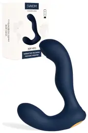 Svakom Iker Neo 5.3" App Compatible Vibrating & Pulsating Prostate Massager