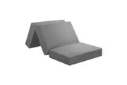 Folding Mattress Queen Size Memory Foam Floor Cushion Portable Trifold Sofa Bed Couch Sleeping Camping Travel Mat Extra Thick 15cm Removable Cover