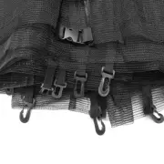 6ft Trampoline Safety Net Enclosure Surround Netting 6-Poles Parts Replacement