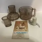 Regal La Machine I Food Processor REPLACEMENT PARTS-Manual Blade Bowl Lid Pusher