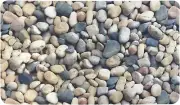 Splash Home Pebbles Printed PVC Bathtub Mats Non-Slip Extra Long Machine