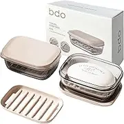 Funda De Jabón De Viaje, A Prueba De Fugas Con A, Soporte De Jabón Portátil Para Viajes, Jabonera Para Baño, Ducha, Gimnasio, Escuela, Camping, Día Festivo, Al Aire Última Transparent 10*8.2*4.6 Cm