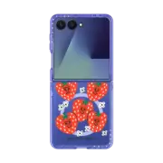 Galaxy Z Flip7 Impact Magnetic Case Strawberries by Tess Smith-Roberts