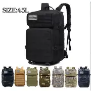45L Large Military Tactical Backpack, Army Molle Bag Rucksack 3 Day Assault Pack