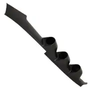 Full Size Black 52mm Triple A-Pillar Gauge Pod for 1989-1994 Nissan 240SX S13 (for: Nissan)