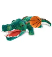 DolliBu Soft Huggable Alligator Stuffed Animal with Basketball Plush - 18 Inch