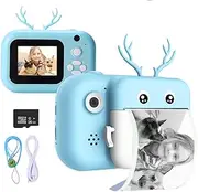 ieGeek Kid Camera 2400W Polaroid Mini-Print Camera 1080P Photography Video Camera