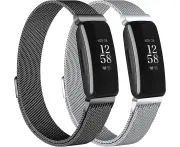 2-Pack Bands Compatible with Fitbit Inspire 2/ Inspire HR/Inspire, Sta