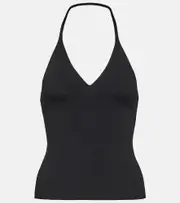 [Khaite] Khaite Thaiane halterneck top AU 16 black