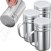 Set of 4 Medium Hole 14 oz Dredges, Seasoning Shakers