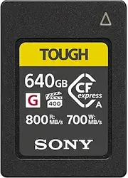 Sony CEA-G Series CFexpress Type A Memory Card (640GB), Black