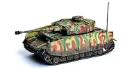 Cyber Hobby 1:72 German PzKpfw IV Ausf H Medium Tank w/ Schurzen Skirts DRR63262