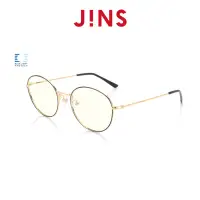 在飛比找蝦皮商城優惠-【JINS】無度數金屬圓框濾藍光眼鏡(AFPC18A101)