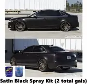 Plasti Dip Satin Black 2 Gallon Combo Matte Black & DYC TopCoat Gloss DipPearl