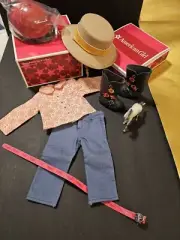 American Girl Doll Saige Parade Outfit with Hat & Helmet in Boxes*Great for Lila