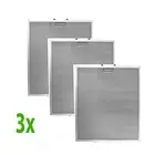 3x Ariston Rangehood Filter RHS90IX p/n 115214 319mm x 272mm