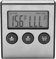 Thermocouple Bimetallic Thermometer 99 Minutes Countdown Food Meat Temperature Kitchen