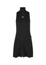 Courrèges Logo Jersey Mini Dress - Black - S (UK8-10 / S) S (UK8-10 / S)