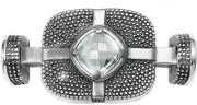 NWT Brighton Color Clique Cord SEVEN SEAS 7 Silver Crystal Ornament MSRP $38