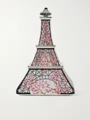 [Judith Leiber Couture] Judith Leiber Couture - Eiffel Tower Crystal-embellished Silver-tone Clutch - One size One size Silver