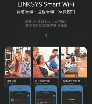 【LINKSYS】Velop雙頻 MX5501 Mesh Wifi 6網狀路由器(AX5400)1入 (7.1折)