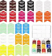72 Pieces MTG Keyword Counters with Box for Magic The Gathering Colored MTG Creature Stats Buff Tokens MTG Gift Accessories (Keyword Counters)