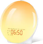 Wake up Light Sunrise Alarm Clock for Kids, Heavy Sleepers, Bedroom, Upgraded Fu