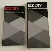 EZDIY-FAB New PCI Express 16x Flexible Cable 2 Packs, 20cm, 25cm