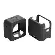 Silicone Upper+Bottom Lens Protective Case Cover for DJI Action 2 Sport Camera D