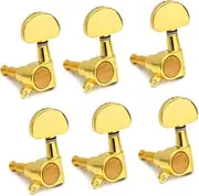 CIMAXIC 6pcs Guitar Tuning Keys Guitar Tuning Pegs Replacement Full Sealed for