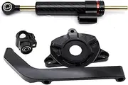 Steering Stabilizer For K┐awasaki Z1000 2014 2015 2016 2017 Motorcycle CNC Aluminum Alloy Adjustable Steering Damper Stabilizer Bracket Mounting(B)