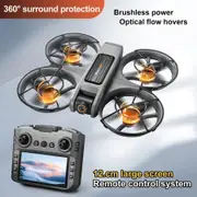 4K Dual Camera Drone Professional HD Aerial Photography Remote Control Aircraft HD Quadcopter Toy UAV Color Black