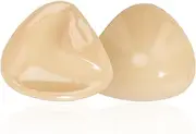 [oufali] Push Up Sticky Inserts Double-Sided Adhesive Ultra Boost Padding Inserts for Bikini Swimsuit Sports Strapless Bra, Beige, A-Cup, Beige, A-Cup