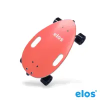 在飛比找momo購物網優惠-【Elos都會滑板】珊瑚紅通勤款(代步交通滑板 交通板)