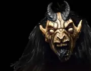 NEW 2024 Krampus Night Black Halloween Mask Horror Christmas Scary Evil Goat