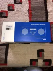 Tivoli Music System Three White NIB. Bluetooth. Portable AM/FM Music System