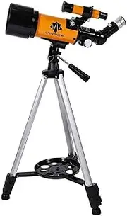 Space Astronomical Refractor Telescope with Adjustable Tripod and Finder Scope, Outdoor Monocular Space Telescope, Educa
