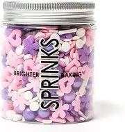 Sprinks Purple Rain Sprinkles for Baking & Cake Decorating 60g Jar - Purple Cake Decorations | Pink & Purple Sprinkles | Dessert Sprinkles | Easy Access Jar | Perfect for Cupcakes & Cakes