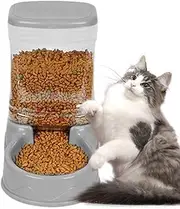 Cat Water Dispenser - Automatic Cat Feeder and Water Dispensers | Waterer Food Feeder | Large Capacity Automatic Dog and Water Dispenser for Small to Medium Pets Cats Dogs