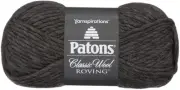 Patons Classic Wool Roving Yarn-Dark Grey 241077-77040