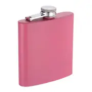 6oz 170ml Stainless Steel Hip Flask for Camping Outdoor Activity, Pink