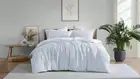 Ardor Boudoir Frankie Stripe Quilt Cover Set (Blue) - Single