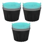 Set of 6 Silicone For Egg Moulds for Air Fryer Cupcake Baking Ramekins
