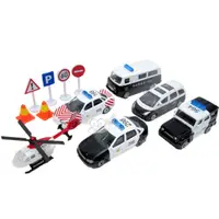 在飛比找PChome24h購物優惠-警車玩具組玩具車小汽車模型玩具組6入 010994【小品館】