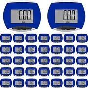 Weewooday Pedometer for Walking Steps and Miles Simple Step Counter Clip on for Walking with Digital Display Portable Tracker Pocket Pedometer Bulk for Men Women Adults Seniors