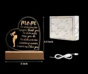Gifts for Mom - to My Mom Night Light, Mother Gifts from Daughter Son on Birt...