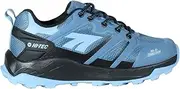 [HI-TEC] Women's Hi-Te Muflon Low WP Hiking Shoes with Waterproof Membrane for Women, Mountain Shoes, Black Navigate Festival Fuchsia, 10 AU