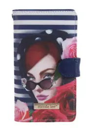 Nicole Lee Galaxy Note 3 Wristlet Phone Case & Wallet, Lady In Red New