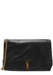 Saint Laurent Jamie XL Leather Shoulder bag - Black ONE SIZE