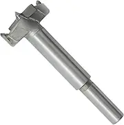 Meichoon 75mm Forstner Drill Bits Flat Wing Drilling Hole Hinge Cemented Carbide Carbon High Speed Steel Woodworking Drill Punching Bit with Round Shank